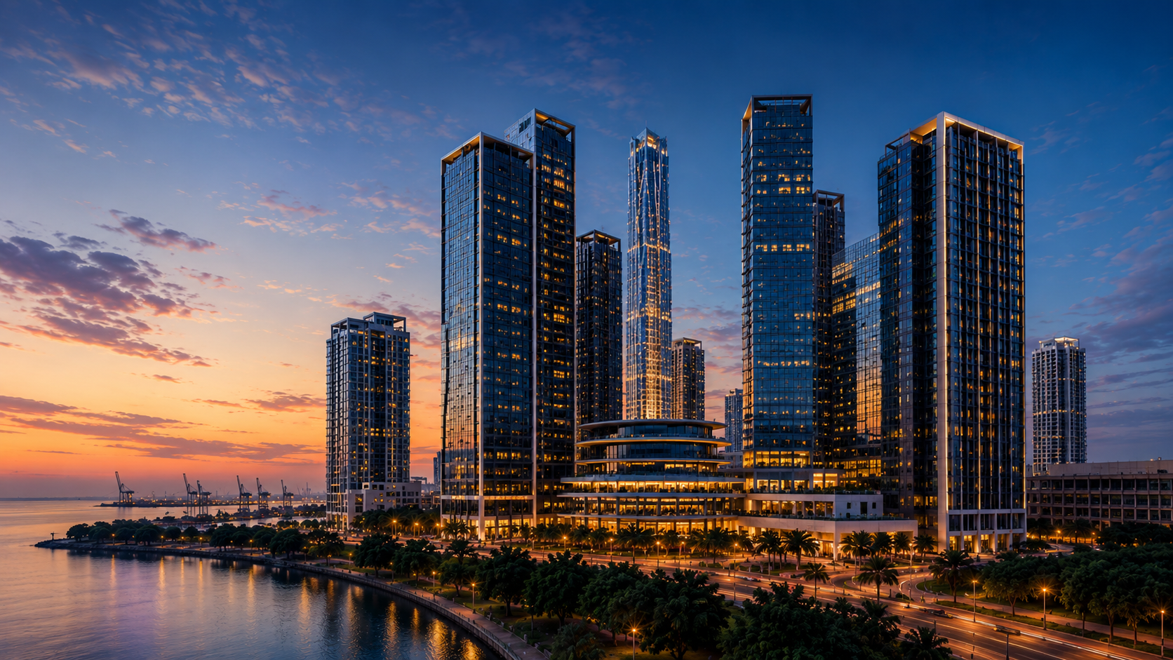 Colombo commercial skyline